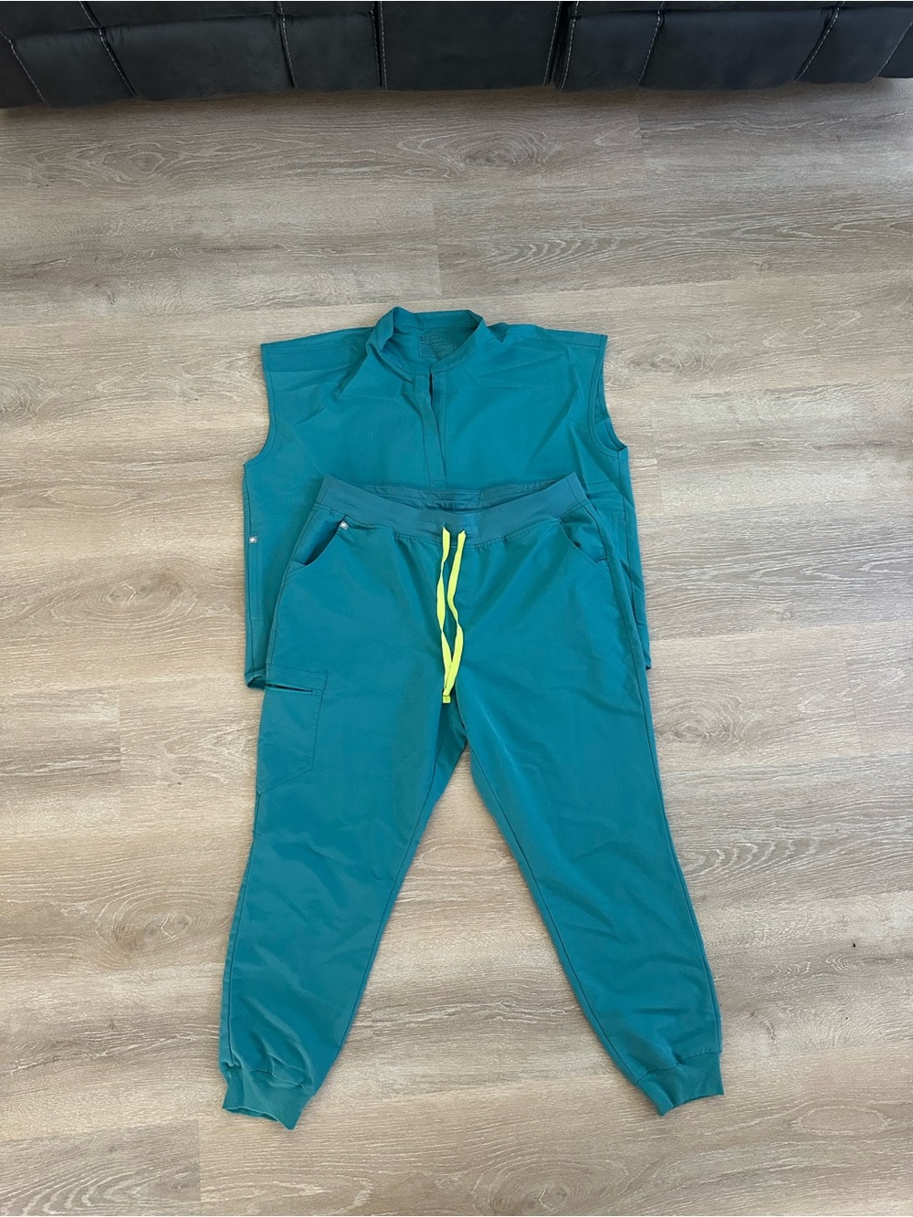 FIGS scrub set some joggers and some yola skinny. Mostly Rafaela tops.
